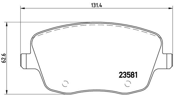 MAGNETI MARELLI Bremžu uzliku kompl., Disku bremzes 363700485057